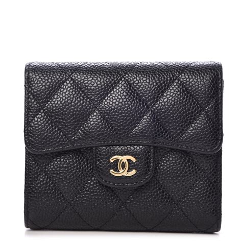 chanel caviar quilted small flap wallet black|CHANEL Caviar Quilted Mini Rectangular Flap Black.